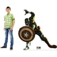 thumbnail image 3 of Cardboard People Zombie Captain America Life Size Cardboard Cutout Standup - Marvels What If? (TV Series), 3 of 4