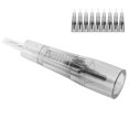 thumbnail image 3 of 10 Uds Ushape 9 Pin agujas Microblading ceja tatuaje cartucho aguja hoja, 3 of 14