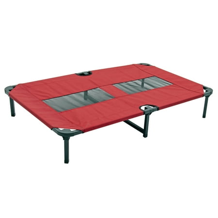 UPC: 0612634211419 | Lucky Dog Elevated Pet Bed  Red  X-Large  48 L