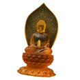 thumbnail image 3 of veasfak 22cm Buddhist Figure on Lotus Base Ornament Decorative for Housewarming Gift C, 3 of 9