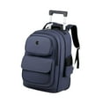 thumbnail image 4 of Mochila para ordenador portátil con ruedas, maletín con ruedas de tela Oxford para ordenador portátil, bolso de de negocios para pasar, 4 of 8