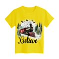 thumbnail image 4 of Ulanda Christmas Cookie Shirt Toddler Boys Girls Cookie Crew T-Shirt Xmas Gifts Tee Tops Holiday Outfits (Yellow, 18-24 Months), 4 of 6