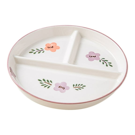 Unmbo Portion Control Plates,211 Divided Plates for Home,Ceramic Portion Control Plate
