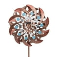 thumbnail image 4 of Teamson Home Outdoor Solar Kinetic Windmill Spinner, Copper, 4 of 5