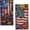American Flag_02, variant on Bohemian Leaf Kitchen Towel Decorative Set, Gold and Green Medieval Art Dish Towel, Hand Towel, Absorbent Drying Cloth, Tea Towel Set, Gift for Women, Housewarming Present 40.64cm x 60.96cm