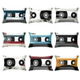 thumbnail image 2 of 30x50cm Pillow Case Fun Decorative Pillow Cover With Music Tape Print Cute Kawaii Camera Sofa Bedside Cushion Cover, 2 of 5