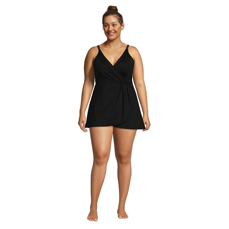 Lands end plus size swim dress discount