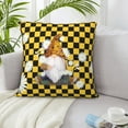 thumbnail image 6 of ZICANCN Decorative Throw Pillow Covers , Gnome Eif Couch Sofa Decorative Knit Pillow Covers for Living Room Farmhouse 26"x26", 6 of 8
