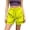 Green, variant on Elastic Waist Drawstring Lightweight Hiking Shorts With Zipper Pockets for Outdoor Casual Wear Stretchy Nylon Material Straight Leg Relaxed Fit Daily Travel