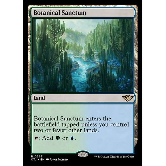 MtG Outlaws of Thunder Junction Rare Botanical Sanctum #267