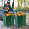 thumbnail image 6 of Reusable Yard Waste Bag 106 Gallon 400L Extra Large Leaf Storage Container • Heavy Duty Waterproof Garden Trash Barrel • Folding Reusable Lawn Debris Bin, 6 of 6