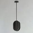 thumbnail image 5 of E21484-BK-ET2 Lighting-Interval - 12.5 Inch 26W 1 LED Small Ellipse Pendant-Black Finish, 5 of 5