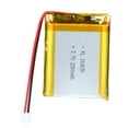 thumbnail image 1 of YDL 3.7V 2300mAh Battery 104050 Lithium Polymer Ion Rechargeable Li-ion Li-Po Battery with 2P PH 2.0mm Pitch Connector, 1 of 5