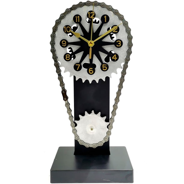Metal Edition Rotating Gear Clock Decorative Wall Clock Vintage