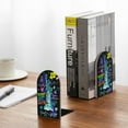 thumbnail image 5 of Sikiie New York City Bookends 1 Pair, Wood Bookends for Shelves, Book Ends for Shelves, Book Shelf Holder for Home Office, 5 of 7