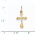 thumbnail image 2 of Pendentif Petite Croix Polie en Or Jaune 14K, 2 of 2