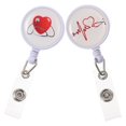 thumbnail image 1 of LEEYNEER 2 Pcs Porte-Badges Rétractables Couleurs Assorties Usage Quotidien Infirmières, 1 of 8