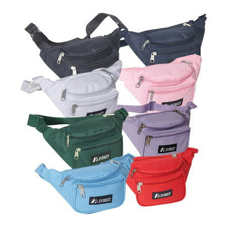 Everest 14 in. Wide Multiple Pocket Waist Fanny Pack PE1661288