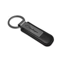 thumbnail image 2 of Dodge Challenger Classic Black PU Leather Strap Black Metal Bar LED Printed Logo Key Chain, 2 of 5