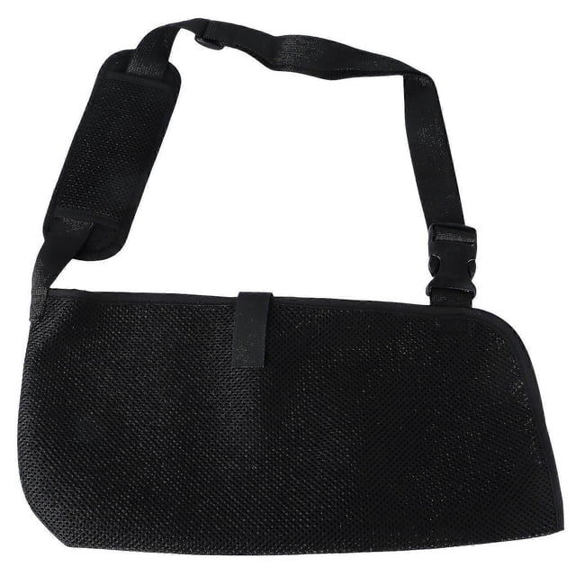 Cool Mesh Arm Sling Adjustable Shoulder Immobilizer Medical Sling For Broken Arm(black)
