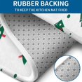 thumbnail image 4 of White Christmas Tree Pattern Bathroom Rugs Sets 3 Piece,Toilet Cover Set,Absorbent Non Slip Bathroom Mats Sets with U-Shaped Contour Rug Toilet Rug Set, 4 of 5