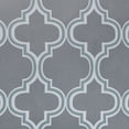 thumbnail image 3 of Bohemian Trellis Blackout 2 Panel curtains 52X96-Silver, 3 of 4
