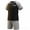 0-Grey&389, variant on Tiijoy Toddler Boys Outfits Casual Color Block Short Sleeve Tshirt Shorts Set, Sizes 2-3