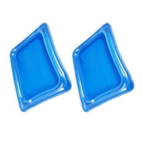HOMEMAXS 2PCS Inflatable Serving Bar Cooler Ice Buffet Ice Serving Bar Food Salad Drink Serving Tray Buffet Cooler for Pool Picnic