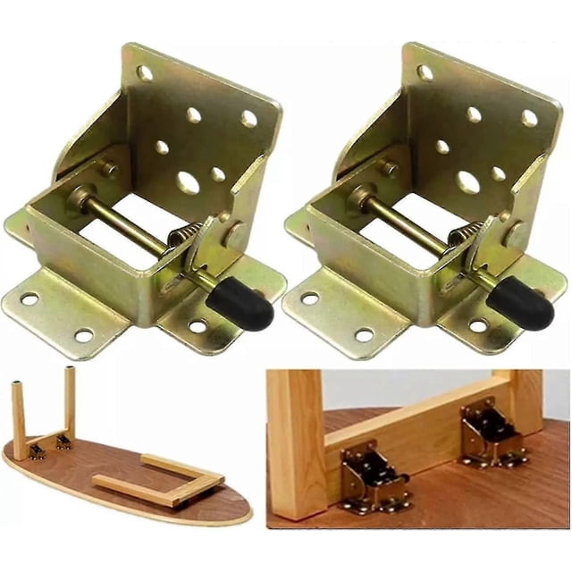 (2 Pieces) Folding Hairpin Table Legs-practical Folding Legs, Portable Notebook Gift
