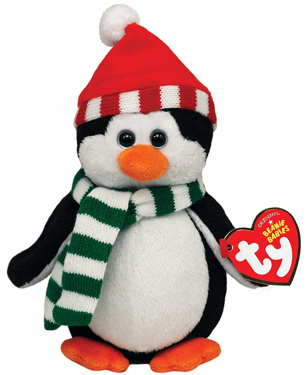 christmas penguin beanie baby