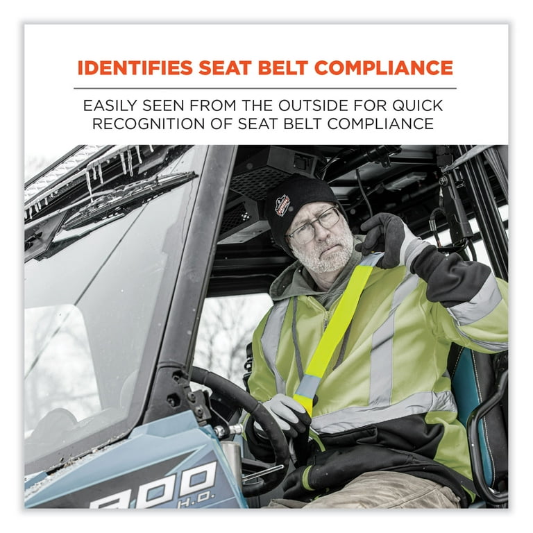 GloWear 8004 Hi-Vis Seat Belt Cover, 6 GloWear 8004 Hi-Vis Seat Belt Cover, 6
