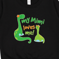 thumbnail image 3 of Inktastic My Mimi Loves Me Grandson Dinosaur Toddler Sweatshirt, 3 of 4