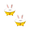 Yellow_2pc, variant on hulanddfd Easter Bunny Candy Bowl, 9x6in Cute Rabbits Candy Dishes Easter Metal Dinnerware Decor for Party Home Decor(Yellow)