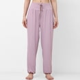 thumbnail image 1 of Pantalones deportivos sueltos e informales para mujer, adelgazantes, transpirables, de secado rápido, para bailar, correr, ropa de fitness fina, pantalones con vendaje para los pies, pantalones de, 1 of 6