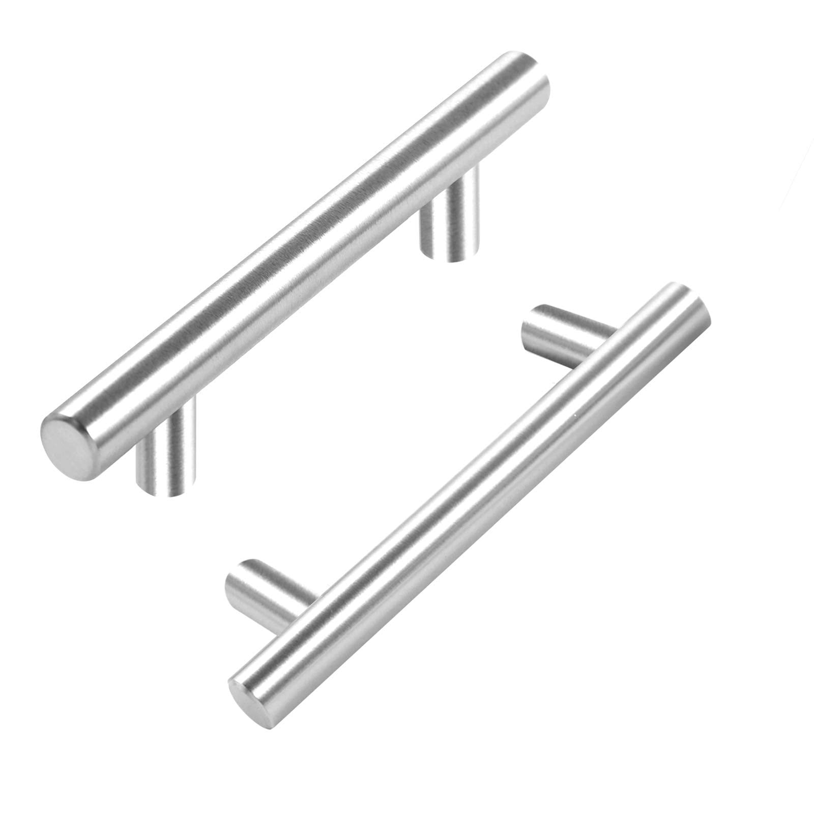40PCs Stainless Steel Kitchen Cabinet Bookcase Drawer T Pulls Handles Knobs Pull 