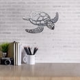 thumbnail image 5 of mnjin metal wall decor turtle metal sea metal sea metal wall decoration & hangs multicolor, 5 of 9