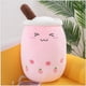 thumbnail image 1 of Lindo peluche Boba de peluche con forma de taza de leche y té de burbujas, suave y kawaii, ideal como regalo para niños., 1 of 5