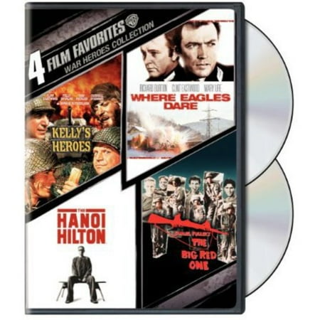 4 Film Favorites: War Heroes - Kelly's Heroes / Where Eagles Dare / The Big Red One / The Hanoi Hilton (Widescreen)