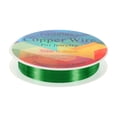 thumbnail image 1 of Uxcell Alambre de Joyería de 82 pies, 32 Calibres, Alambre de Latón para Manualidades de Joyería, Verde, 1 of 6