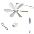 thumbnail image 2 of BotaniNest Portable Ceiling Fan With Remote USB Powered Hanging Fan With Hook For Camping RV Cruise Cabin Tent And Travel Use, 2 of 4