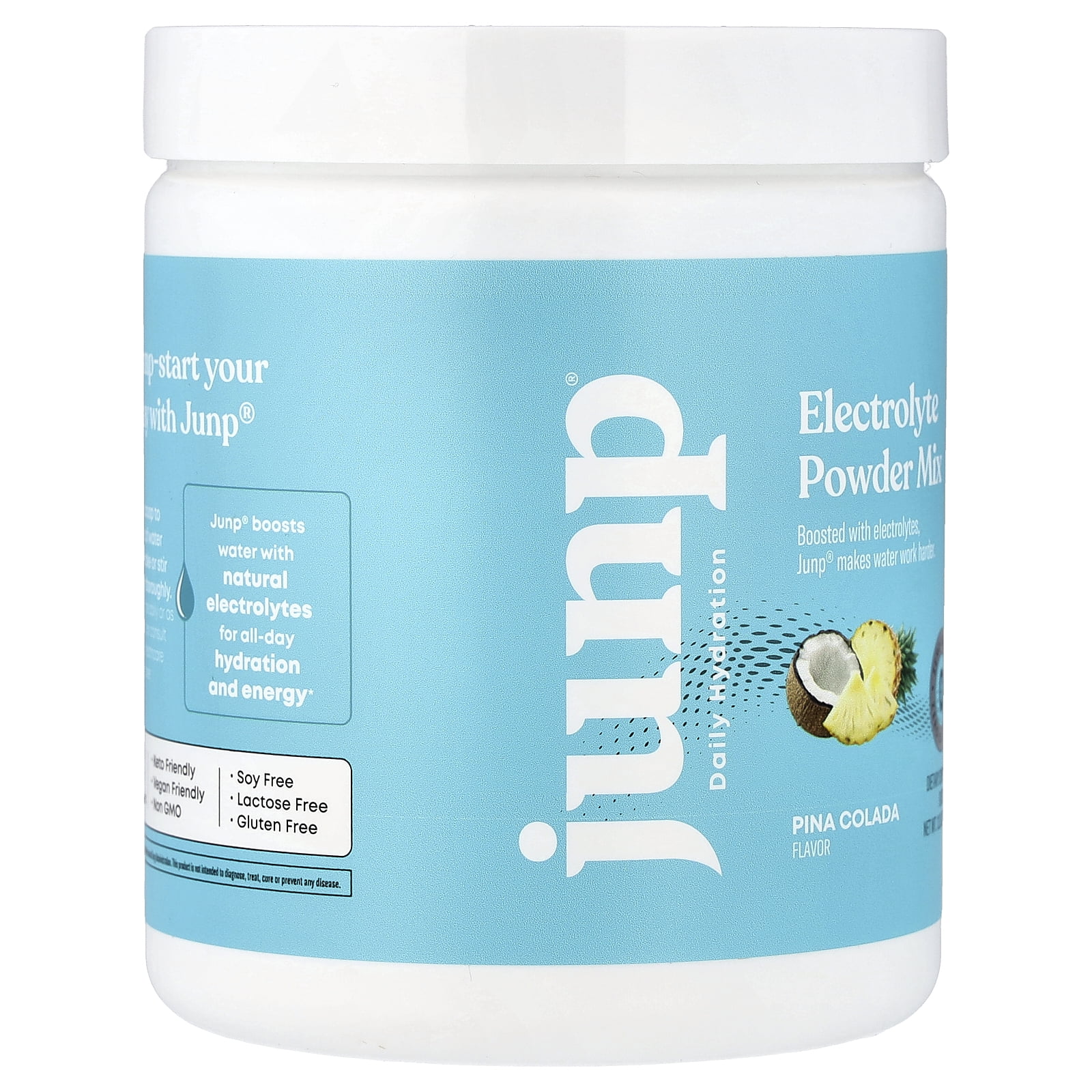 JUNP Hydration Electrolyte Powder Mix, Pina Colada, 13 oz (369 g)