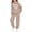 Khaki, variant on CPNG Teens Kids Unisex Boys Girls Sweatsuit 2 Piece Set Heart Print Sweatsuits Hoodie Sweatshirts and Sweatpants Set(Green,2-3 Years)
