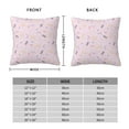 thumbnail image 4 of YFYANG Square Decorative Throw Pillow Case (Without Pillow Insert), Pink Abstract Line Texture Bedroom Sofa Car Cushion Cover, 26"x26", 4 of 9