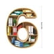 thumbnail image 3 of Adornos navideños, adornos navideños, regalos navideños, adorno colgante para amantes de los libros, adorno de biblioteca, formas digitales, decoración para ratones de biblioteca, adorno acrílico, reg, 3 of 4
