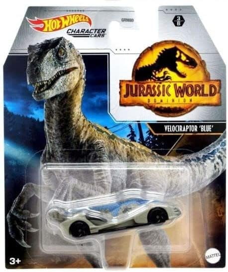 Hot Wheels Jurassic World Character Cars Set of 4 Diecast Vehicles from GRM80-956A Release