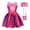 Pink, variant on Red Blue Superhero Spider Dress Costume with Sequin Bodice for Festive Party Halloween Cosplay Gown 110