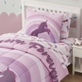 thumbnail image 5 of Kids Unicorn Forever Bed in a Bag 5 Piece Comforter, Sham & Sheet Set Twin, 5 of 7