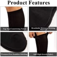 thumbnail image 3 of HNYG 5 Pairs Walking Boot Socks, Replacement Sock Liner for Orthopedic Walking Boots Walker Brace, Tube Cast Boot Surgical Leg Cover for Men Women, Black, 3 of 7