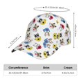 thumbnail image 2 of Disketp French Bulldog With Coffee Cup Print Baseball Caps for Outdoor Sports Fashion Casual Outdoor Caps Men Women, 2 of 6