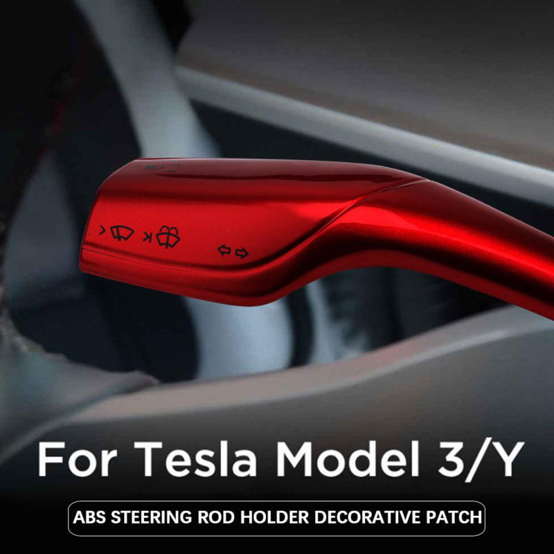Auto Steering Wheel Shift Paddle Shifter Trim Cover For Tesla Model 3 2017-2020 